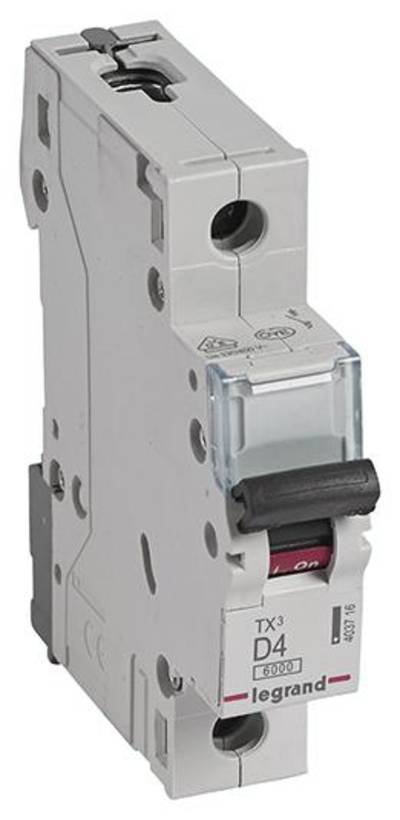 Legrand 403716 Legrand 403716 Leitungsschutzschalter 4 A 230 V/AC, 400 V/AC