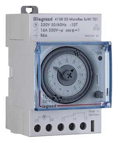 Legrand Legrand 412828 Hutschienen-Zeitschaltuhr analog 250 V