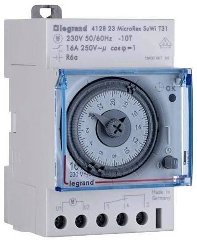 Legrand Legrand 412816 Hutschienen-Zeitschaltuhr analog 120 V