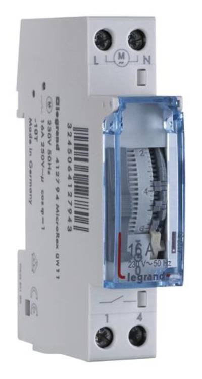 Legrand Legrand 412794 Hutschienen-Zeitschaltuhr analog 250 V