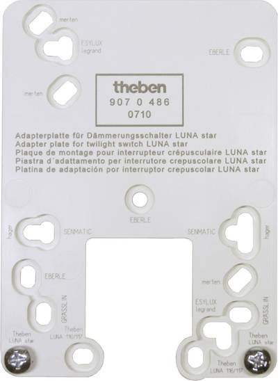 Theben 9070486 Adapterplatte Weiß
