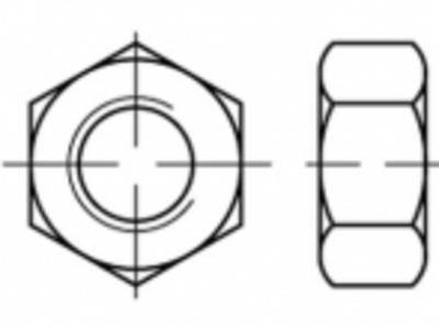 TOOLCRAFT TO-5453526 Sechskantmuttern M3 Messing 100 St.