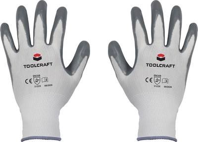 TOOLCRAFT TO-5621502 Polyamid, Nitril Arbeitshandschuh Größe (Handschuhe): 9 EN 388 CAT II 1 Paar