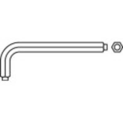 TOOLCRAFT Innen-Sechskant Winkelschraubendreher 22 mm