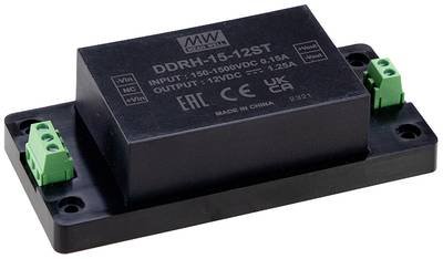 MEAN WELL DDRH-15-05ST DC/DC-Wandler-Baustein 5 V/DC Anzahl Ausgänge:1 x Inhalt 1 St.