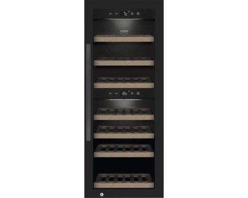 CASO WineExklusive 38 Smart Weinkühlschrank BxHxT 40x106.5x67 cm schwarz
