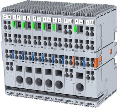 BLOCK EB-2824-010-0 Elektronischer Schutzschalter 24 V/DC 1 A Anzahl Ausgänge:1 x Inhalt 1 St.