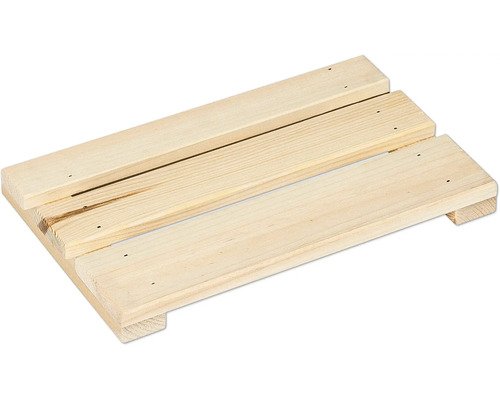 Buildify Zwischenboden klein für Holzkistenbausatz unbehandelt 20 x 28 x 13,5 cm