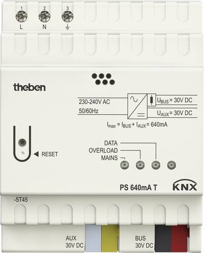 Theben 9070958 Spannungsversorgung PS 640 mA T KNX