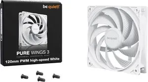 BeQuiet PURE WINGS 3 White 120mm PWM high-speed PC-Gehäuse-Lüfter Weiß (B x H x T) 120 x 25 x 120 mm