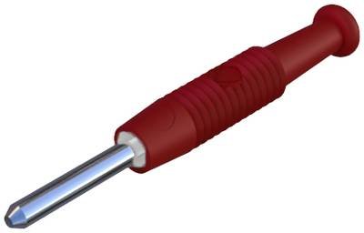 Hirschmann Test & Measurement MST 3 Miniatur-Bananenstecker Stecker, gerade Stift-Ø: 2 mm Rot 1 St.