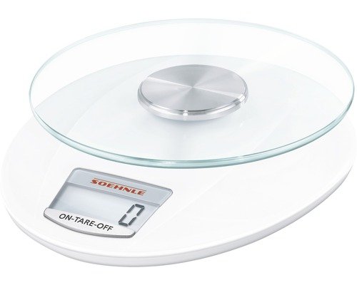 Küchenwaage Roma Plus bis 5 kg weiss