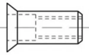 TOOLCRAFT TO-5380503 Blindnietmutter M8 Edelstahl 100 St.