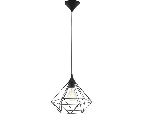Pendelleuchte Tarbes oval schwarz/matt D 325 mm