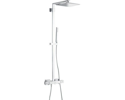 Duschsäule inkl. Thermostat GROHE Euphoria Cube XXL System 230 chrom 26087000