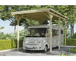Einzelcarport SKAN HOLZ Emsland 404x604 cm natur