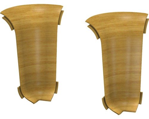 Innenecken für Kabelkanal-Sockelleiste eiche 60 mm (2 Stück)