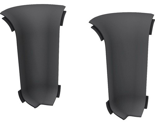 Prinz Innenecken für Kabelkanal-Sockelleiste dunkelgrau 60 mm