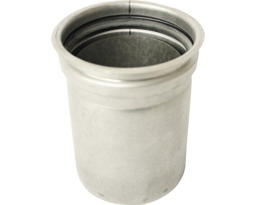 Doppelwandfutter Ø80 mm mit Dichtung blank