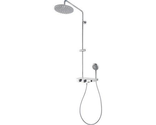Duschsäule inkl, Thermostat BREUER Aquamaxx 340 chrom glänzend 9263008000099