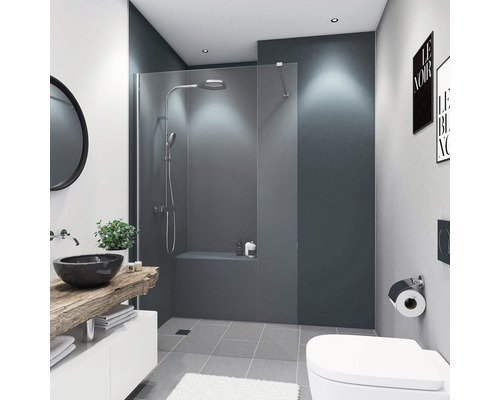 Duschrückwand BREUER anthrazit 90 x 210 cm 9486071000200