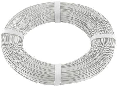 econ connect KZL2X008WS100 Litze 2 x 0.08 mm² Weiß 100 m