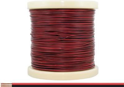 Donau Elektronik 218-500 Litze 2 x 0.14 mm² Rot/Schwarz 500 m