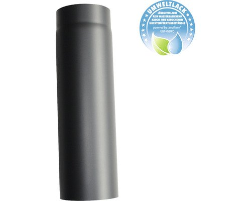 Ofenrohr Ø150 mm gussgrau 0,15 m