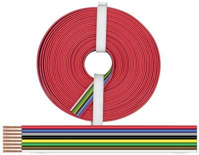 Donau Elektronik 225-885-10 Litze 8 x 0.25 mm² Schwarz, Rot, Blau, Grau, Grün, Weiß, Gelb, Braun 10 m