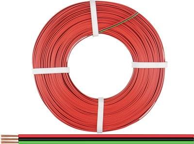 Donau Elektronik 318-014-50 Litze 3 x 0.14 mm² Rot, Grün, Schwarz 50 m
