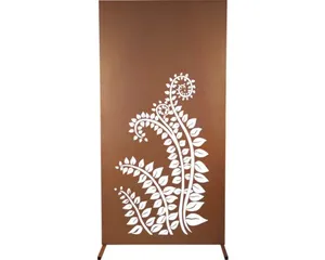 Sichtschutzwand Ranke 95x185 cm rost