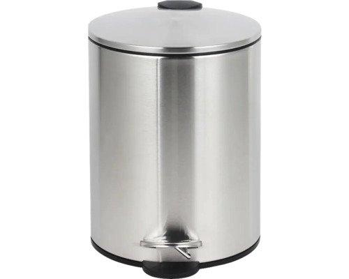 basano Treteimer ACERNO 5 Liter Edelstahl matt