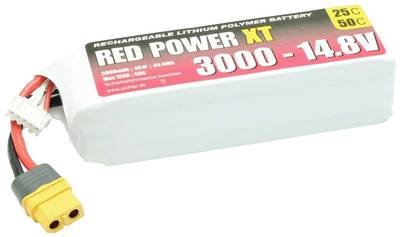 Red Power Modellbau-Akkupack (LiPo) 14.8 V 3000 mAh Softcase XT60