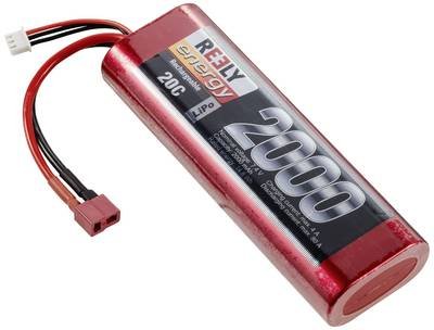 Reely Modellbau-Akkupack (LiPo) 7.4 V 2000 mAh Zellen-Zahl: 2 20 C Hardcase T-Stecksystem