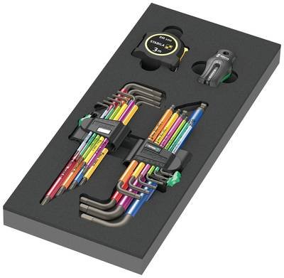 Wera 9740 # 05150140001 Innen-Sechskant, TORX Winkelschraubendreher-Set 1.5 mm, 2 mm, 3 mm, 4 mm, 5 mm, 6 mm, 8 mm, 10 m