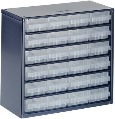 raaco 624-01 Kleinteilemagazin (B x H x T) 306 x 283 x 150 mm Anzahl Fächer: 24 Inhalt 1 St.