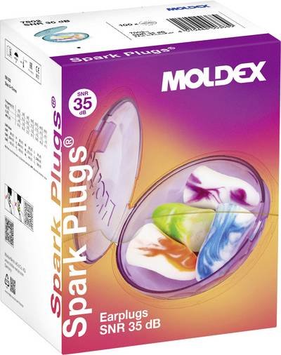 Moldex 780201 SPARK PLUGS Gehörschutzstöpsel 35 dB einweg EN 352-2 200 Paar