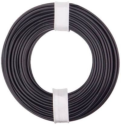 Donau Elektronik 150-011 Litze 1 x 0.50 mm² Schwarz 10 m