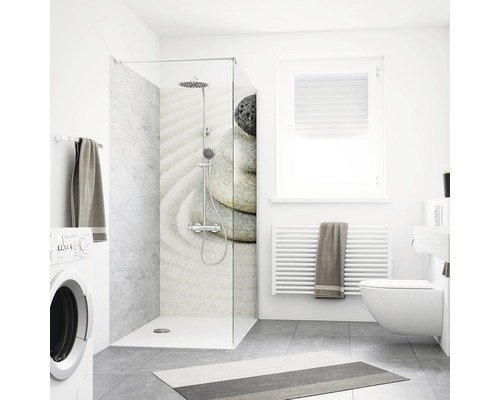 Duschrückwand BREUER Zen & Sand 90 x 210 cm 9480502000200