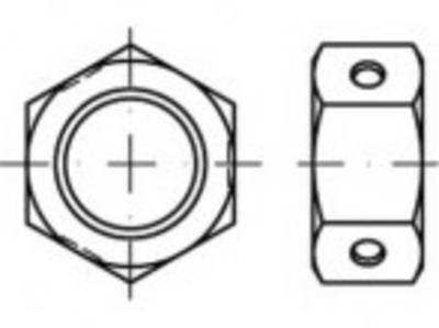 TOOLCRAFT TO-5379906 Sechskantmuttern M10 84032 Edelstahl A2 250 St.