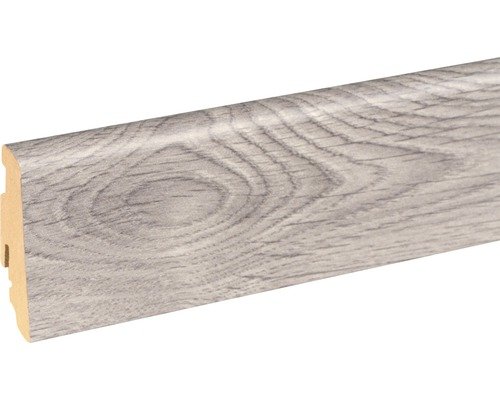 SKANDOR Sockelleiste Eiche grau gekälkt FOEI469 FU60L 2400 x 58 x 19 mm