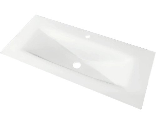 Möbelwaschtisch Glas 101x46 cm Mitte