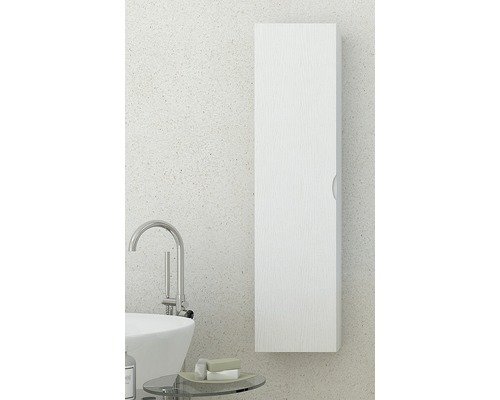 Hochschrank Baden Haus Ceylan BxHxT 35x140x20 cm esche weiss