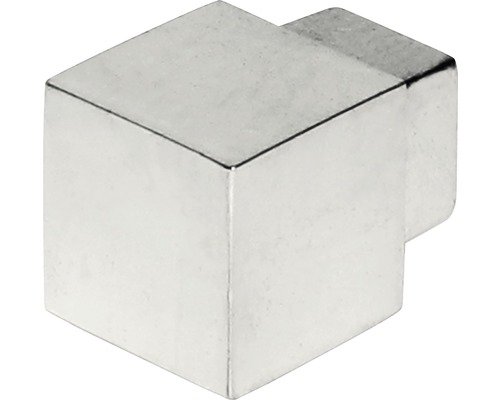 Eckstück zu Dekoprofil Squareline chrom 2 Stück