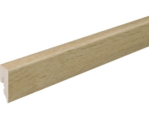 SKANDOR Sockelleiste PVC KU048L Eiche creme Dekor FOEI866 2400 x 38,5 x 15 mm