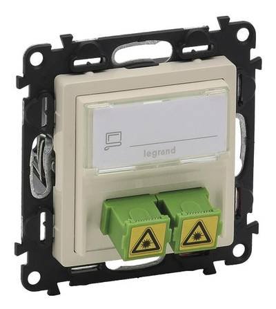 Legrand LWL-Kupplung Valena Life Allure Beige 753230 1 St.
