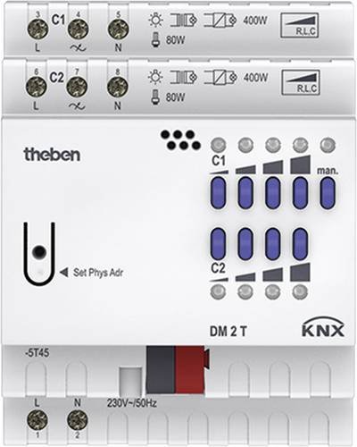Theben 4940270 Dimmaktor DM 2 T KNX