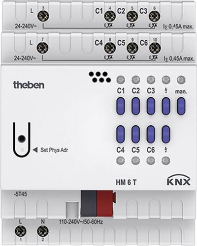 Theben 4940240 Heizaktor HM 6 T KNX