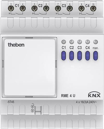 Theben 4930228 Schaltaktor RME 4 U KNX