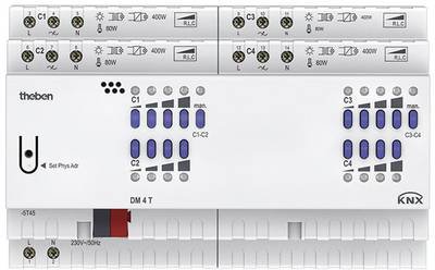 Theben 4940275 Dimmaktor DM 4 T KNX